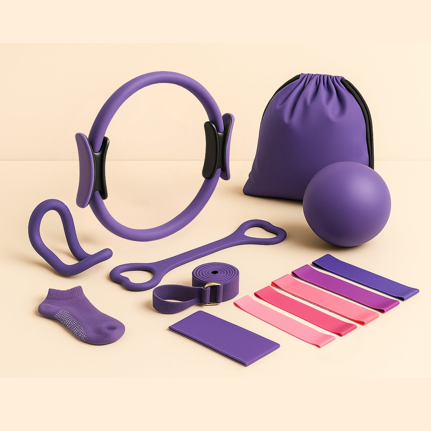 The "Pilates Hottie Ultimate Kit" - 13-Piece Power Set